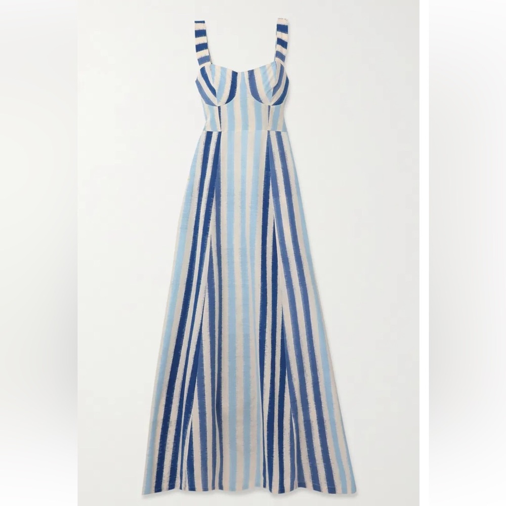 ❤️ Azzurra Cutout Striped Maxi Dress - Picture 3 of 6